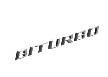 MERCEDES SLK SLC R172 Emblemat blotnika przod BITURBO