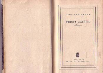 (9012) STROFY GNIEWU – LEON PASTERNAK