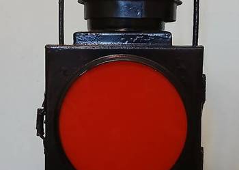 Stara lampa kolejowa - sygnalizacyjna.