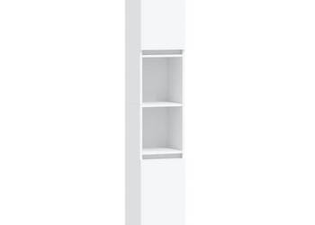 Szafka łazienkowa biała 30x30x190 cm materiał drewnopochodny WM-831524
