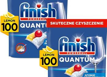 Kapsułki do zmywarki FINISH Powerball Quantum Lemon 150 sztuk.