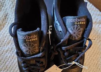 Nowe buty Reebok Classic Club C czarne idealne na jesień sportowe męskie z