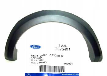 NAKŁADKA LISTWA BŁOTNIKA TYŁ LEWA FORD TRANSIT 2014- BLIŹNIAK BK31-29067-AA