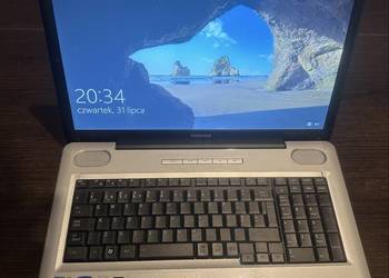 Toshiba Satellite L550-20W – 17,3 • Nowa klawiatura! • Blu-ray • Gotowy do