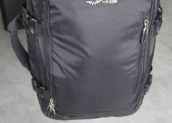 Plecak Podróżny / Kabinowy WINGS 2w1 (Bagaż Podręczny) – Czarny