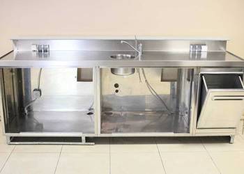 Zabudowa barowa ze zlewem i koszem z trzepakiem włoska jakość