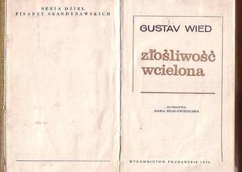 (8010) ZŁOŚLIWOŚĆ WCIELONA – GUSTAW WIED