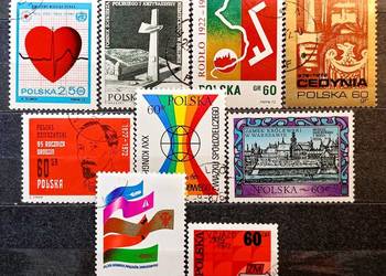 Znaczki polskie rok 1972 kasowane