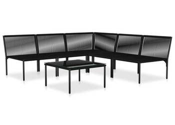 vidaXL 6-cz. zestaw wypoczynkowy do ogrodu, z poduszkami(SKU:48588)