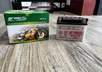 Akumulator motocyklowy GROM YB4L-B 12V 4Ah 60A P+
