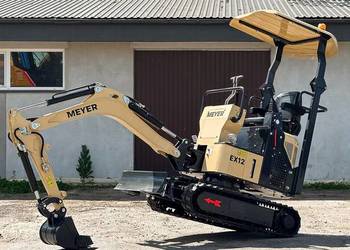 NOWA Minikoparka Meyer EX12 Yanmar! ROZSUWANE GĄSIENICE +SKRĘTNE RAMIĘ +FV