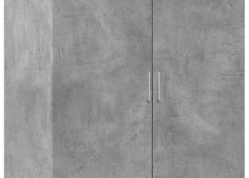 Szafka szarość betonu 79x38x80 cm materiał drewnopochodny WM-840516