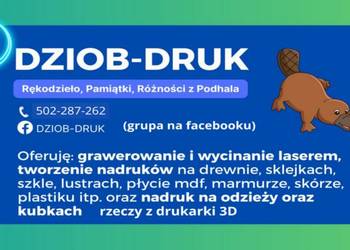 wykonam grawer druki 3d nadruki akcesoria firmowe itp