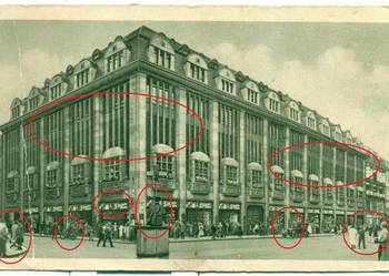 Dresden Drezno Residenz Kaufhaus lata 30-te