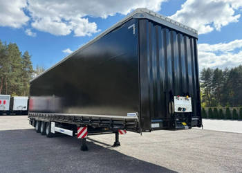 firana Krone Firana Mega, Oś podnoszona, Rozsuwane tylne słupki