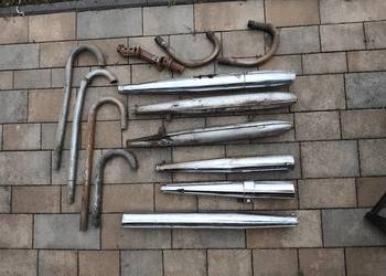 Tłumiki wydechy rury wydechowe Jawa CZ Dniepr Ural MZ