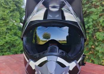 Kask Enduro z blendą przeciwsłoneczna