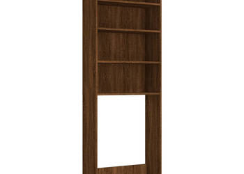 Szafka na pralkę kolor brązowy dąb 64x24x190 cm WM-815953