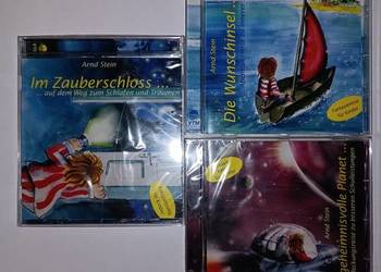 3 płyty CD j. niemiecki, każda ok. 30 min. dla dzieci, autor Arnd Stein