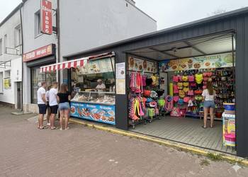 Maj-Wrzesień Pawilon Boks handlowy, magazynek Mielno ul. Chrobrego 16b