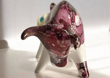 Figurka Byczek ceramiczny Znak zodiaku BYK, ręcznie malowany