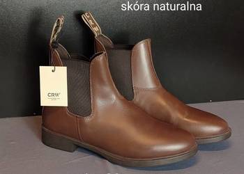 CRW Casual Jodhpur - skórzane sztyblety jeździeckie - nowe z metką - r. 39