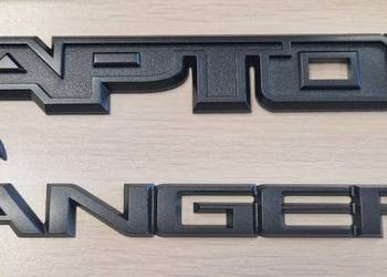 Logo, emblemat, napis tylnej klapy Ford Ranger Raptor