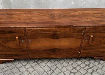 Komoda/Szafka RTV Orzech Art Deco 196 Antyk Po Renowacji