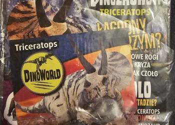 WIAT DINOZAURÓW Tom 3 Triceratops National Geographic Kids + figurka