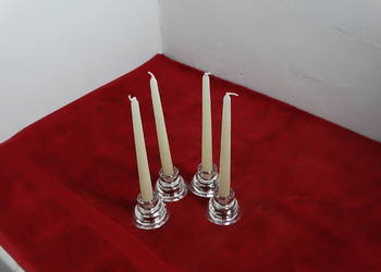 Świeczniki szklane 2w1 – Dwustronne (na tealighty i długie świece) – Komple