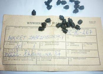 Możdzierz 82mm  wz37 wkręt zabezpieczający
