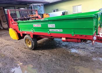 Rozrzutnik obornika jednoosiowy 2.5T