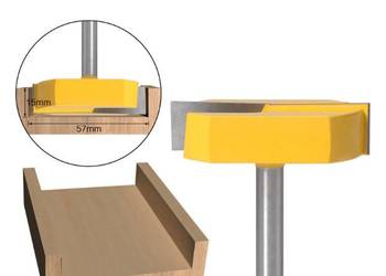 Frez do planowania drewna CNC 57mm trzpień 8mm