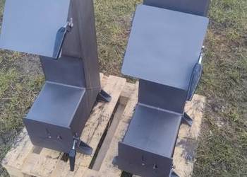 Piec koza rakietowy malowany farbą żaroodporna kominek drewno kuchnia