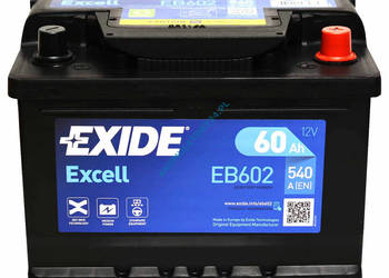 Akumulator 60Ah 540A Exide Excell DARMOWA DOSTAWA !!!!