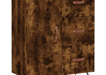 Szafka przydymiony dąb 695x34x90 cm materiał drewnopochodny WM-827889