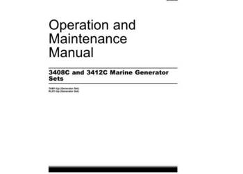 Caterpillar 3408C, 3412C silnik instrukcja obslugi Caterpillar 3408C, 3412C silnik instrukcja obslugi