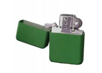 Zielona Zapalniczka Benzynowa Gentelo - Metalowa, Oryginalna