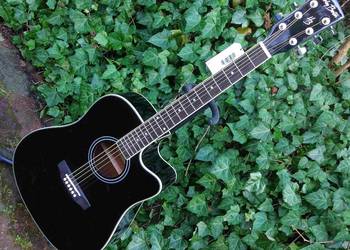 Nowa gitara elektro akustyczna HB D-120CE BK