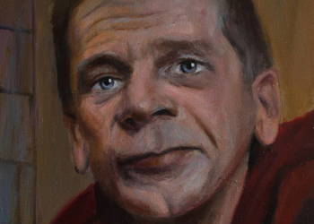 Obraz olejnyMajor Suchodolski Portret 24x30