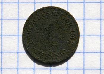 1 PFENNIG ( 1 FENIG ) 1912 ROK - CESARSTWO NIEMIECKIE