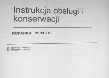 INSTRUKCJA OBSŁUGI DTR CATERPILLAR M313D i iNNE