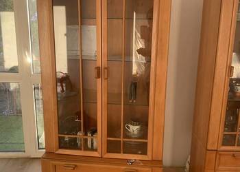 Witryna regał półki szklane