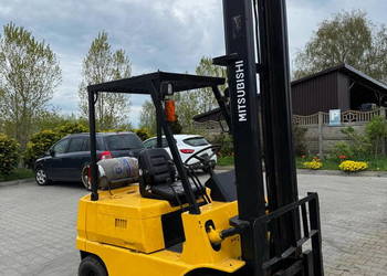 wózek widłowy MITSUBISHI FG15 LPG 5.0m 1500kg pompowane koła 4500mtg