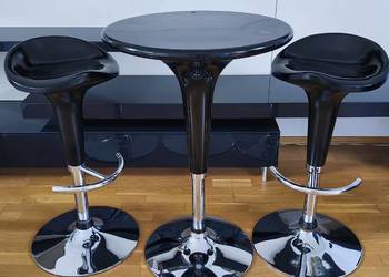 Stolik barowy kawowy hokery