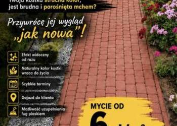 Profesjonalne mycie kostki brukowej - efekt jak nowa!