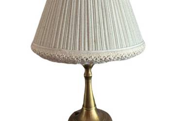 Elegancka lampa stołowa, MOSIĘŻNA NOGA
