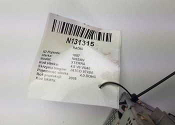 RADIO 28185EA011 NISSAN XTERRA