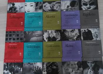 kolekcja Wielkie Opery  20 płyt dvd i cd komplet GW