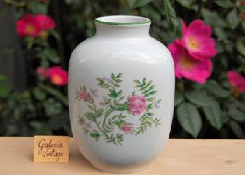Wazon róże kwiaty porcelana Ćmielów vintage